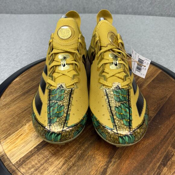 Adidas Adizero Electric Scrooge McDuck Cleats Men's 10 Football Gold IE6557 - Picture 3 of 7